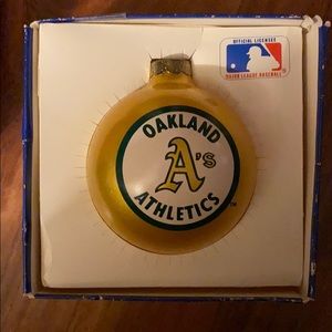 Oakland athletics ornament